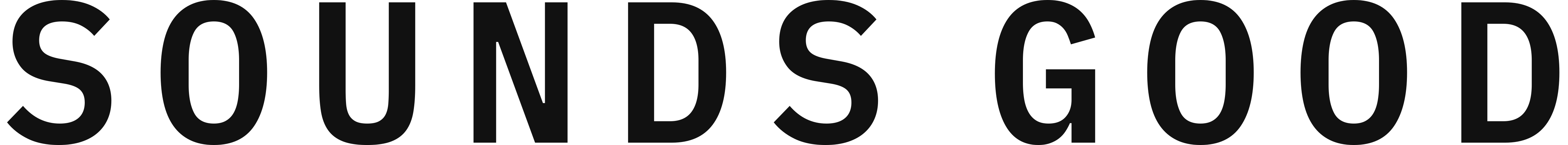 SOUNDS GOOD: the final single-line wordmark in IBM Plex Mono SemiBold, letters tracked wide with a reduced space between the two words